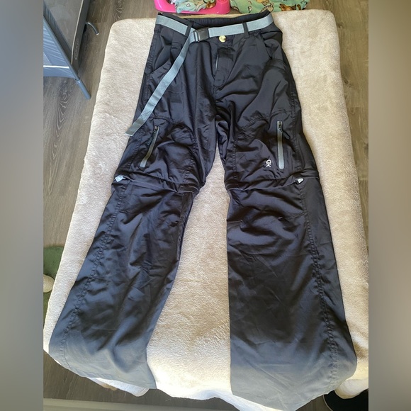 NWOT Little Donkey Andy Black Convertible Water Repellent Quick Drying Hiking - Picture 1 of 7
